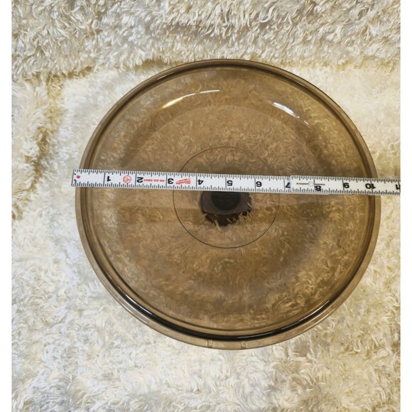 Round Smoke-Tinted Replacement Plastic Lid 10" Diameter For Cookware Or Small Ap - Picture 2 of 2